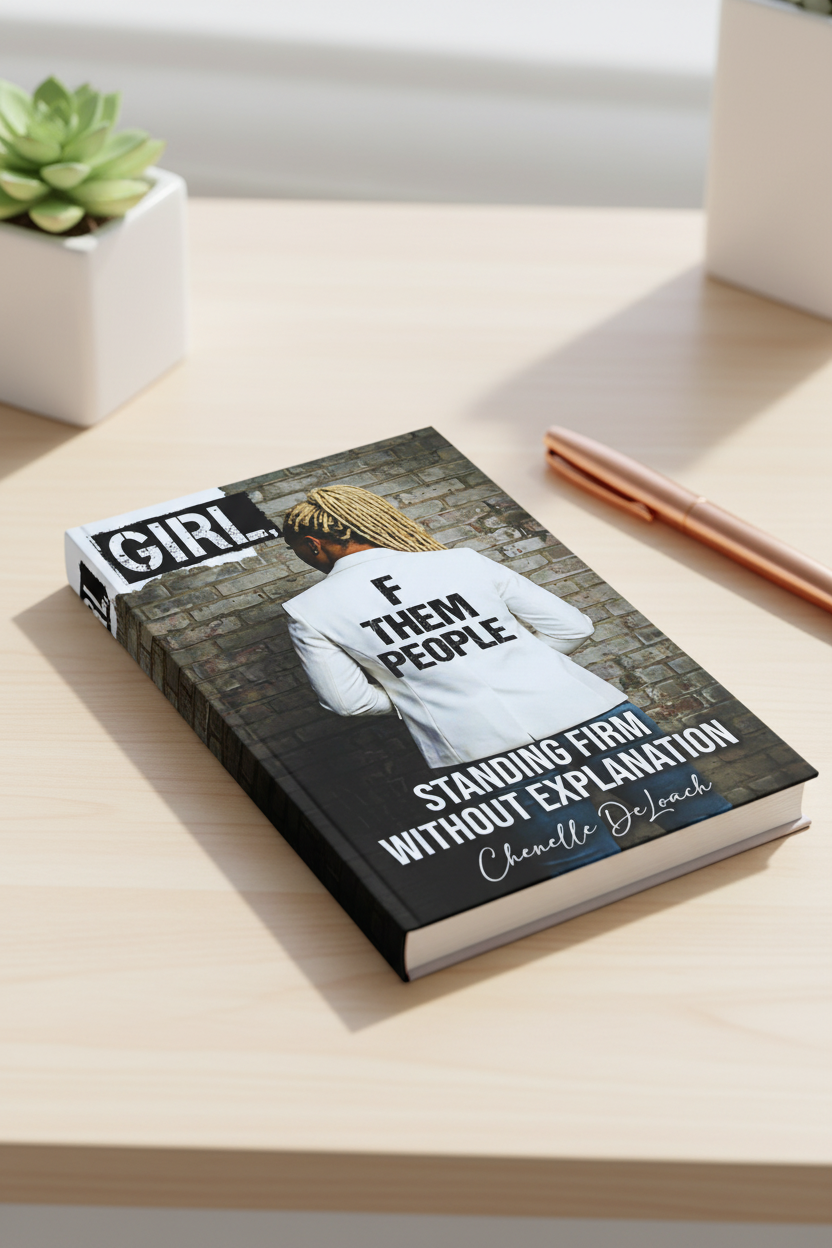 Girl, F Them People™ Journal Portrait Mockup